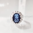 thumbnail image 3 of Natural Blue Sapphire Ring, Blue Sapphire Hydro Ring, September Birthstone, Silver Jewelry, 925 Silver Ring, Designer Mens Ring, Arabic Design, Ottoman Style Ring, Christmas, Turkey Mens Signet Ring, 3 of 9