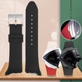 thumbnail image 4 of Correa de caucho de 25 mm para Hamilton Ventura H24655331 H24615331 Hebilla de acero inoxidable Correa de reloj de repuesto de silicona de calidad para hombre, 4 of 5