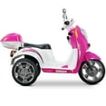 KidZone Kids Pink 6 V Scooter Powered RideOn