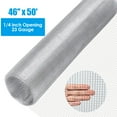 thumbnail image 1 of Gymax 46''x 50' 1/4 inch Hardware Cloth Galvanized Chicken Wire Welded Fence Mesh Roll, 1 of 5