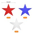thumbnail image 2 of Uxcell 120Pcs Recortes de Estrellas Decoración de Papel Impresa Doble 6 Pulgadas (Azul, Plateado, Rojo), 2 of 6