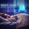 thumbnail image 4 of LED Light, Silicone Baby Night Light With 7 Colors Night Light USB Rechargeable (warm White), 4 of 5