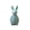 Blue, variant on Blue Blue Foam Easter Bunny Rabbit Figurine For Desktop Shelf Ornament 5.91X2.76X2.76Inch