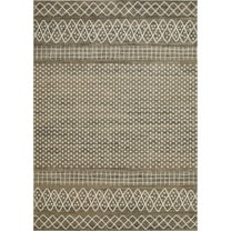 Loomaknoti Ohanzah Osinda 9' x 12' BEIGE Geometric Indoor Area Rug