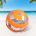 thumbnail image 6 of Swimming Pool Balls, Summer Water Games, Leakproof Party Favor 15.75'' PVC Inflatable Pool Toys Blow Balls for Holiday, Lake, Pool Yard orange stripe, 6 of 8