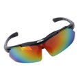 thumbnail image 4 of Anteojos de Sol Multicolor de Bicicleta Polarizadas Lentes Hombre Mujer Anti- 400 Accesorios de Actividad Exterior Viaje Senderismo Negro Macarena Gafas de ciclismo, 4 of 5