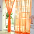 thumbnail image 3 of VogueV Sheer Window Curtain Panels 2Pcs, Leaf Pattern Tulle Drapes for Door & Window, Light Filtering Privacy Voile Panels for Bedroom/Living Room, Home Decor, 2 Curtains, 3 of 4