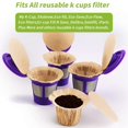 thumbnail image 3 of Filtros de papel desechables para filtros K Cup reutilizables de 300/200/100 unidades, 3 of 6