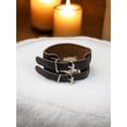 thumbnail image 4 of Leather Cuff Buckle Bracelet | Stylish and Durable, 4 of 5