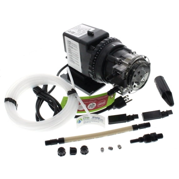 Stenner Pump Adjustable - Rated at 2.5 to 50.0 gpd adjustable head. Rated at 25 psi.