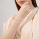thumbnail image 4 of Crystal Beads Pulsera Tejida Charm Wrist Bangle Girls Accessories Holiday Gifts, 4 of 6