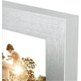 thumbnail image 4 of Golden State Art 3-Opening 4x6 Trifold Hinged Desk Top Family Picture Collage Frames, Silver, 1 Pack, 4 of 4