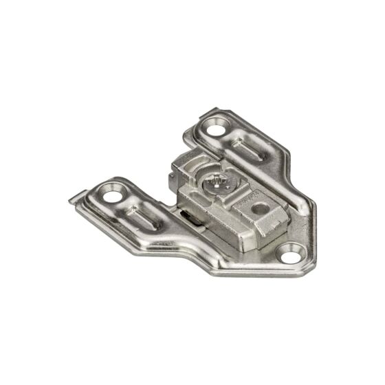 Blum 25-Pack Cam Adjustable Clip Face Frame Screw-on 3mm Mounting Plate, Nickel Plated - image 1 of 3