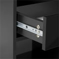 thumbnail image 4 of nightstand with 2 Drawers and cabinets, Wireless Charging and Remote Control of LED Light (Black), 4 of 9