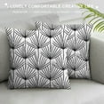 thumbnail image 3 of Acheng Palm Leaves with Lush Branches and Leaves Tropical Jungle Palm Leaves Plush Pillowcase 1 Piece White, 3 of 5