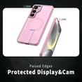 thumbnail image 3 of for Samsung Galaxy S25 Plus Case with Kickstand, Support Wireless Charging, Compatible with Magsafe, Military-Grade Protection Shockproof Slim Fit Bracket Back Case for Galaxy S25 Plus, Pink, 3 of 6