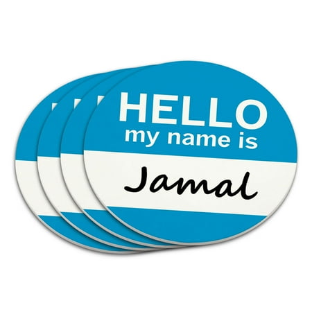 

Jamal Hello My Name Is Coaster Set