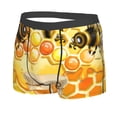 thumbnail image 2 of Wukai Honey Bee Print Men’s Underwear Breathable Boxer Briefs,&nbsp;Moisture Wicking & Breathable-Large, 2 of 7