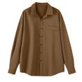 thumbnail image 4 of jjayotai Mens Button down Shirt Casual Untucked Shirts Long Sleeve Dress Shirt with Pocket, 4 of 6
