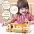 thumbnail image 1 of Tablero de destornillador Montessori para niños Tablero ocupado de madera Materiales Montessori ZefeiWu 8390615092944, 1 of 1