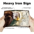 thumbnail image 3 of Majestic Eagle Metal Sign 12x8 in Retro Inspiring and Uplifting Motivational Quotes Tin Signs Wall Poster Plaque for Office Parlor Garage Balcony Outdoors Wall Decor, 3 of 7