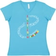 thumbnail image 3 of Inktastic Juneteenth-celebrating Freedom- Breaking Chains Women's V-Neck T-Shirt, 3 of 5