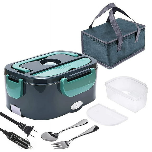 Electric Lunch Box,2 in 1 Portable Food Warmer Heater Lunch Box for Car,Work,Home &k10156