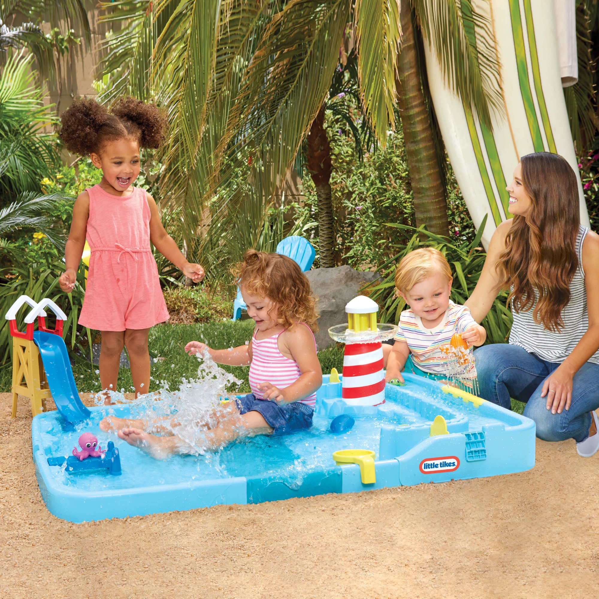 Little Tikes Splash Beach Water Table Splash Pad for Kids, Boys, Girls Ages 2+ Years - image 3 of 7