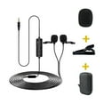 thumbnail image 1 of Dual Microphone 3.5mm Noise Reduction Live Microphone Video Recording Microphone, 1 of 8