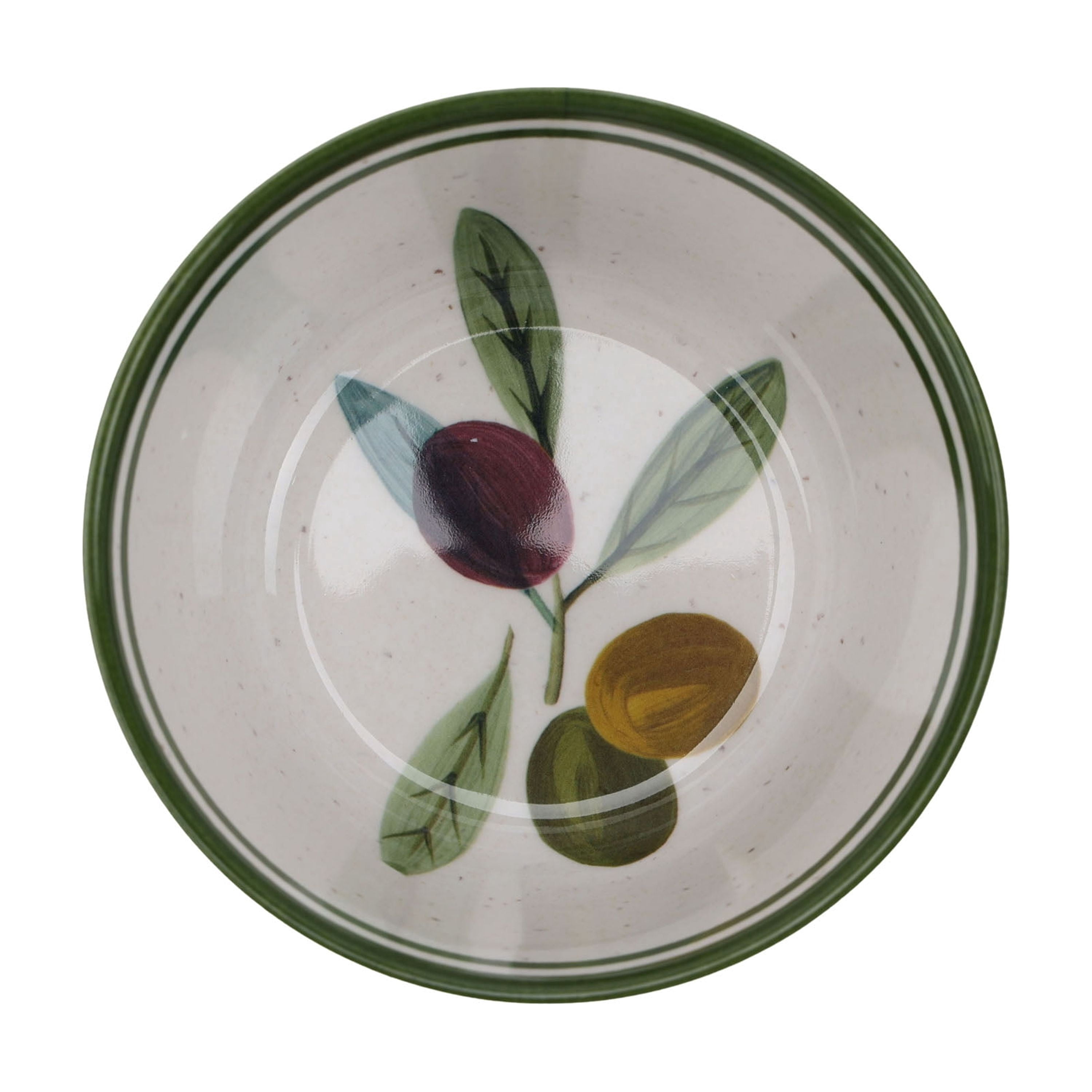 Better Homes and Gardens 2-Piece Bamboo Melamine Olive Dip Bowl Set
