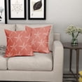 thumbnail image 6 of Coral Starfish Pillow Covers 16X16 Inch Coastal Beach Nautical Couch Pillow Cases Summer Ocean Cotton Linen Throw Pillows Set of 2 Home Decor for Living Room Bedroom Cushion Outdoor, 6 of 6
