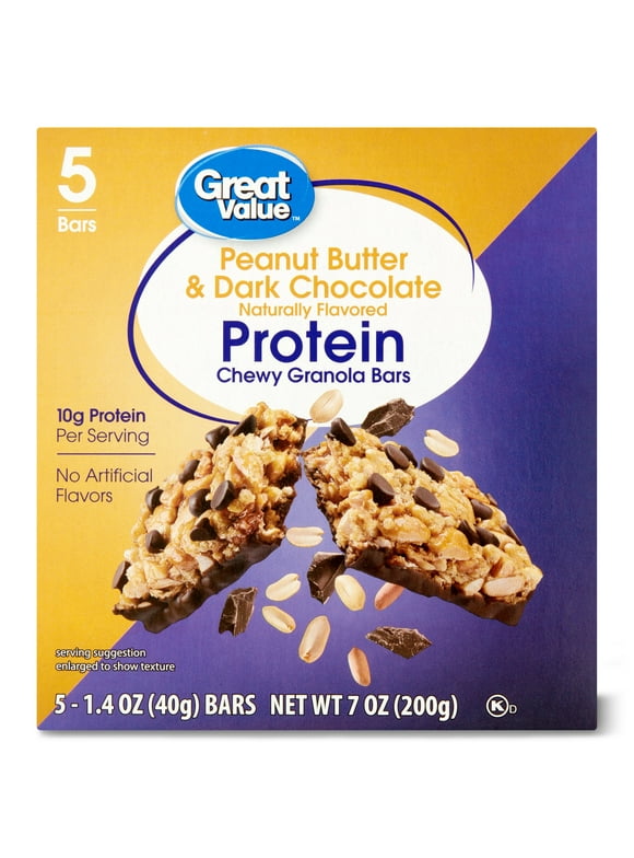 Great Value Granola Bars in Snack Bars