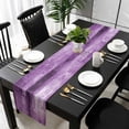 thumbnail image 3 of Purple Table Runner 72 Inches Long, Retro Oil Painting Modern Abstract Art Aesthetics Kitchen Coffee Dining Table Decoration for Home Party Birthday Wedding Home Decor 14x72 Inches, 3 of 8