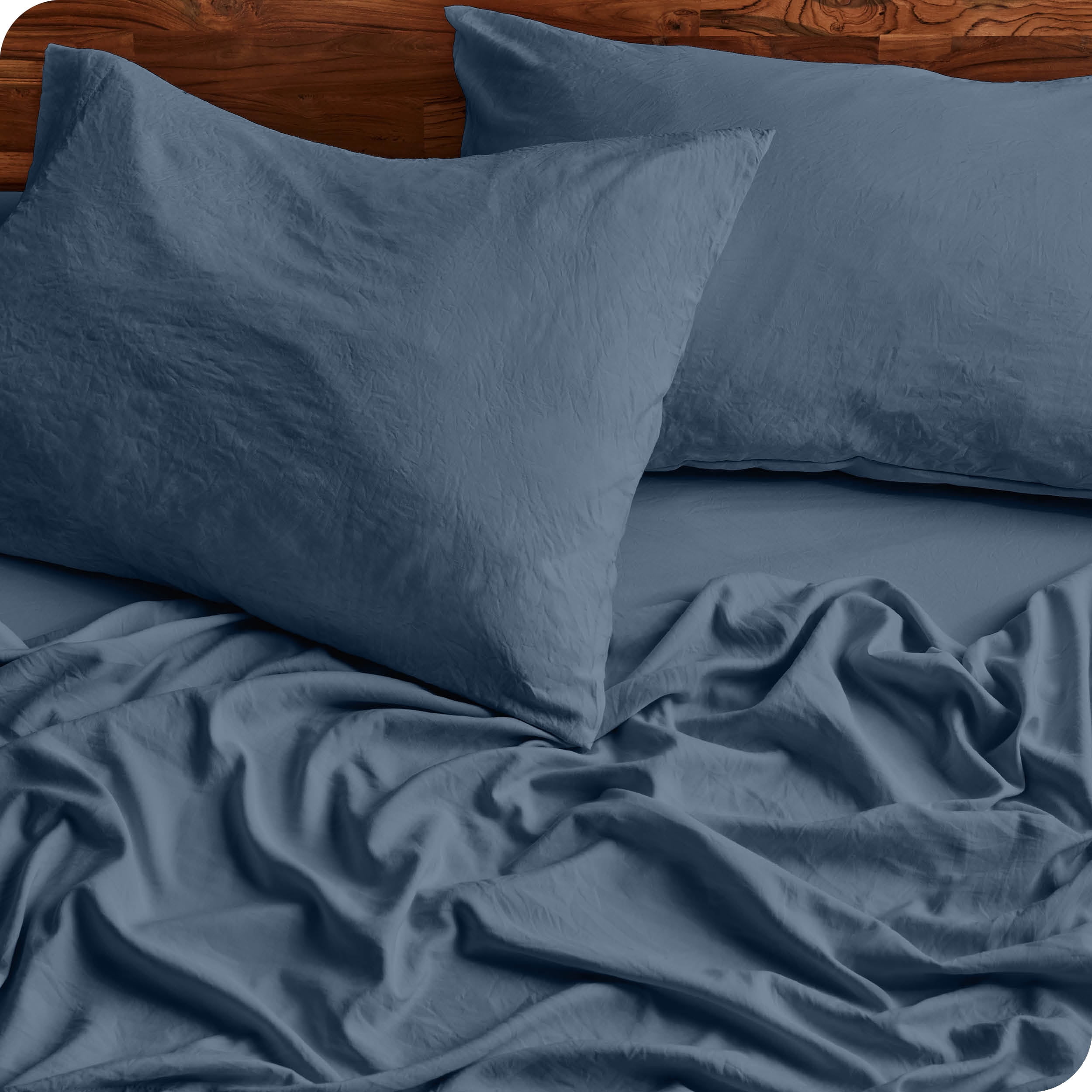 Bare Home Bering Sea Microfiber Sheet Set, Wrinkle Resistant, Deep Pocket, Twin