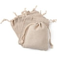 thumbnail image 2 of 10pcs Packing Pouches Drawstring Bags Wheat 14x11cm, 2 of 4