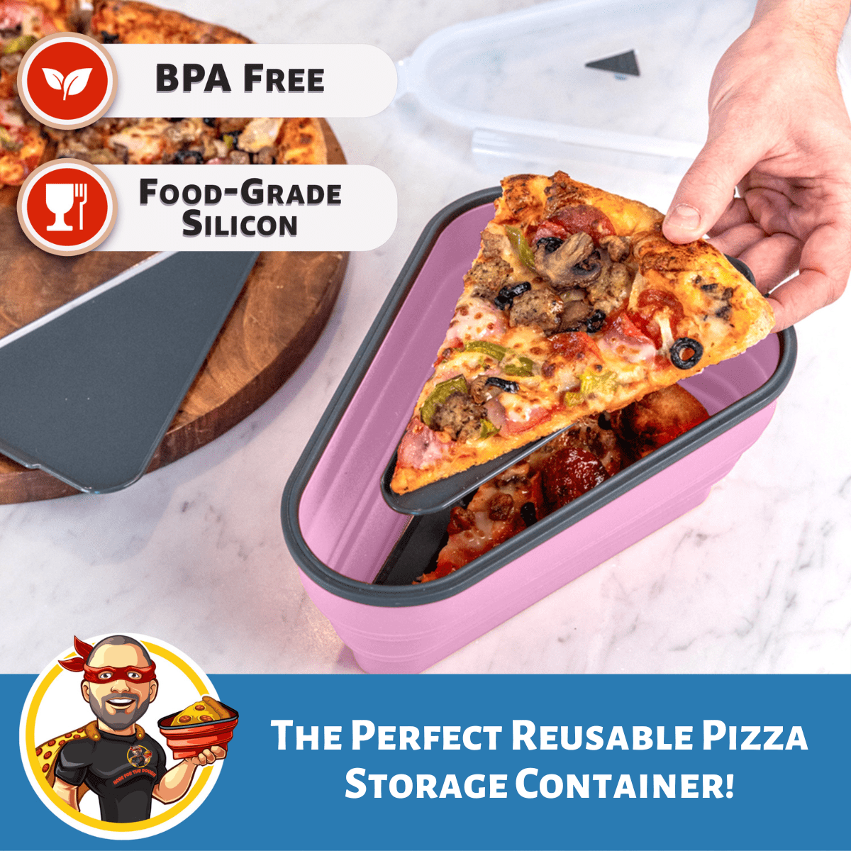 Hot Selling Pizza Pie Slice Container, Snack Bread Food Storage PIZZA  PRESERVER - Buy Hot Selling Pizza Pie Slice Container, Snack Bread Food Storage  PIZZA PRESERVER Product on