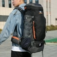 thumbnail image 4 of Sac à Dos, avec Housse de Pluie 65l Résistant à l'Eau avec Housse de Pluie Sport Extérieur Résistant à l'Eau 65l Dsfen Buzhi 65l avec 65l -Résistant avec Huiop, 4 of 7