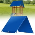 thumbnail image 1 of Toldo de repuesto para patio de juegos, lona impermeable, tela Oxford resistente a la intemperie, multiusos, protector solar, para patio trasero al aire libre Azul, 1 of 8
