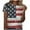 Red, variant on Vekome Fourth of July Womens Shirts Short Sleeve Plus Size American Flag Pullover Tops Crewneck Holiday Red White Blue Tee Shirts Patriotic Outfits
