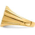 thumbnail image 3 of Avariah 14k Yellow Gold 15.0x16.5mm Closed Back Men's Signet Ring - Ring Size 10.0, 3 of 8