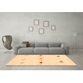 thumbnail image 3 of Ahgly Company Indoor Rectangle Solid Orange Modern Area Rugs, 7' x 10', 3 of 4