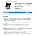thumbnail image 2 of Power Steering Pump - Compatible with 1997 - 2003 Chevy Venture 3.4L V6 1998 1999 2000 2001 2002, 2 of 2