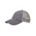 thumbnail image 1 of Top Headwear Washed Pigment Dyed Twill Trucker Cap - Light Grey, 1 of 1