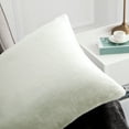 thumbnail image 3 of Home Soft Things Rabbit Faux-fur Throw Pillow Cover 4 Piece Set, 20" x 20", Antique White, 3 of 3