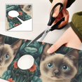 thumbnail image 6 of Yayeee Faucet Mat for Kitchen Sink 30" Diatomite Long Splash Guard Pad, Flowers and Cat, 6 of 7