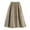 Khaki, variant on Summer Saving! Ashirexll Long Skirts for Women, Flowy Skirts for Women, Women's Summer Casual Waist Fashion Long Skirts Solid Color A-line Skirt with Pocket