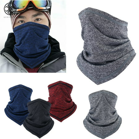 Luxtrada Cycling Face Mask Clothing Neck Gaiter Breathable Cooling Riding Face Wrap Outdoor Sports Scarf Men Women (Gray)