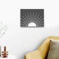 thumbnail image 2 of Boho Framed Wall Art,Boho Sunshine Sun Gray Framed Canvas Wall Art Decor 11x14,Boho Sun Sunshine Sunset Gray Dorm Bathroom Office Home Painting Artwork Wall Art Decor Decoration, 2 of 6