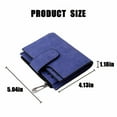 thumbnail image 4 of GASTROPOD Small Womens Wallet Korean Retro Style Small Wallet Smooth Zipper Small Wallet for Women Blue, 4 of 4