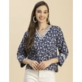 thumbnail image 2 of Moomaya Long Sleeves Round Neck Regular Printed Top - Women's Casual Printed Top, 2 of 9